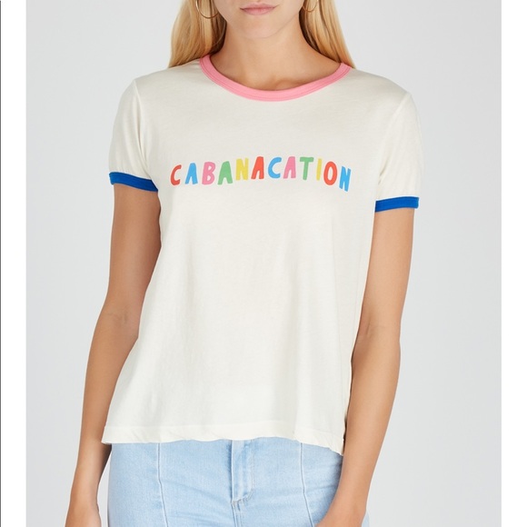 Wildfox Tops - NWT WILDFOX “Cabanacation” Johnny Ringer Tee